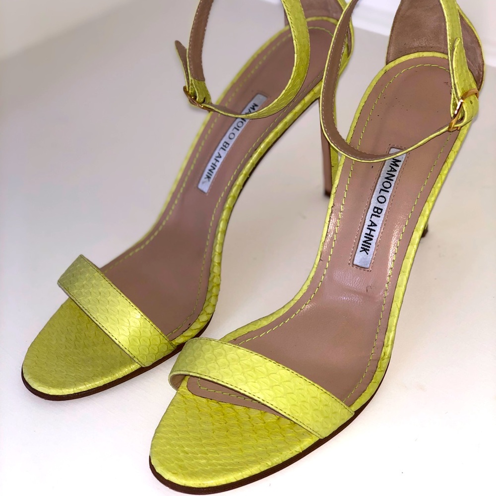 Manolo Blahnik Chaos Ankle strap sandals